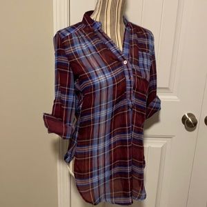 Plaid Blouse
